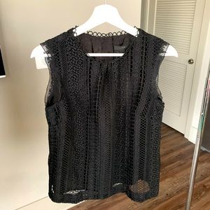 J. Crew Lace Sleeveless Top